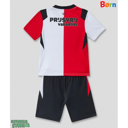 Feyenoord Replika Babytøj Hjemmebanesæt Børn 2026-27 Kortærmet (+ Korte bukser)